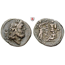 Römische Republik, T. Cloulius, Quinar 98 v.Chr., ss+/ss