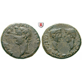 Römische Provinzialprägungen, Spanien-Hispania Ulterior, Romula, Tiberius, Bronze, ss
