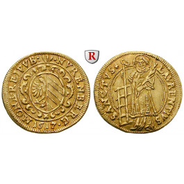 Nürnberg, Stadt, Goldgulden 1617, vz/ss-vz