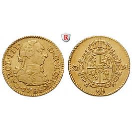 Spanien, Carlos III., 1/2 Escudo 1788, ss