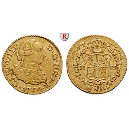 Spanien, Carlos III., 1/2 Escudo 1774, ss