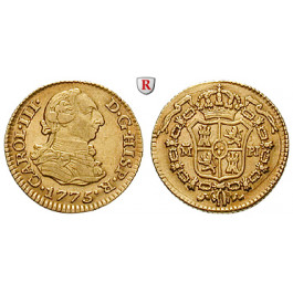 Spanien, Carlos III., 1/2 Escudo 1775, ss+