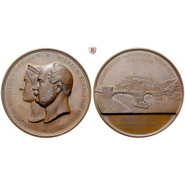 Brandenburg-Preussen, Königreich Preussen, Wilhelm I., Bronzemedaille 1864, f.prfr.