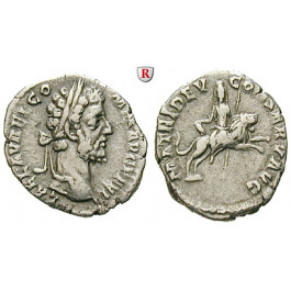 Römische Kaiserzeit, Commodus, Denar 191, ss