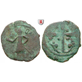 Kreuzfahrerstaaten, Edessa - Grafschaft, Balduin II., Follis 1110-1118, ss