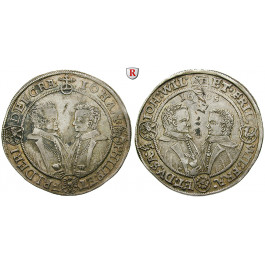 Sachsen, Sachsen-Altenburg, Johann Philipp und seine Brüder, Reichstaler 1605, ss