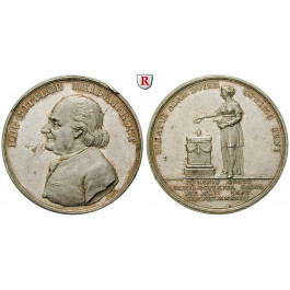 Personenmedaillen, Leidenfrost, Johann Gottlob - Mediziner und Theologe in Duisburg, Silbermedaille 1790, f.st