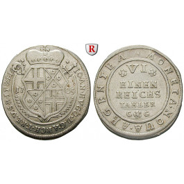 Trier, Bistum, Johann Hugo von Orsbeck, 1/6 Taler 1705, ss