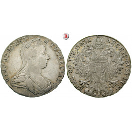 Römisch Deutsches Reich, Maria Theresia, Taler 1780, ss