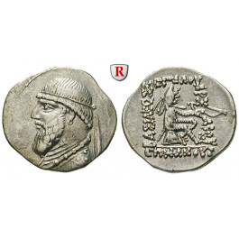 Parthien, Königreich, Mithradates II., Drachme 123-88 v.Chr., ss+