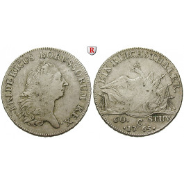 Brandenburg-Preussen, Königreich Preussen, Friedrich II., Reichstaler zu 60 Stübern 1765, ss