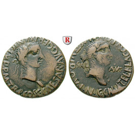 Römische Provinzialprägungen, Spanien-Hispania Citerior, Carthago Nova, Caligula, As 37-41, ss