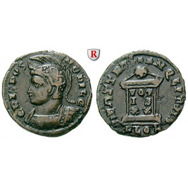 Römische Kaiserzeit, Crispus, Caesar, Follis 323-324, ss-vz