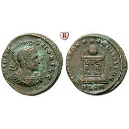 Römische Kaiserzeit, Crispus, Caesar, Follis 323-324, vz