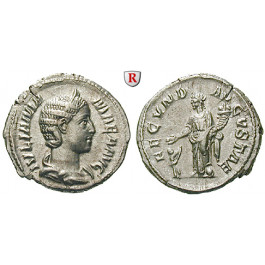 Römische Kaiserzeit, Julia Mamaea, Mutter des Severus Alexander, Denar 232, vz
