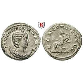 Römische Kaiserzeit, Otacilia Severa, Frau Philippus I., Antoninian 247, vz-st