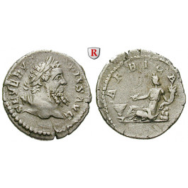 Römische Kaiserzeit, Septimius Severus, Denar 207, ss