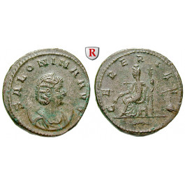Römische Kaiserzeit, Salonina, Frau des Gallienus, Antoninian 260-268, ss+