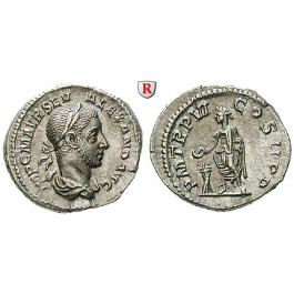 Römische Kaiserzeit, Severus Alexander, Denar 226, vz+