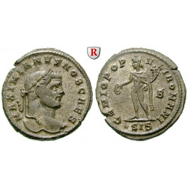 Römische Kaiserzeit, Galerius, Follis 296, vz