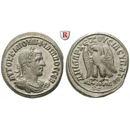 Römische Provinzialprägungen, Seleukis und Pieria, Antiocheia am Orontes, Philippus I., Tetradrachme 248-249, vz+