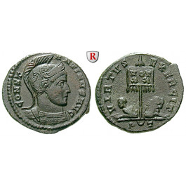 Römische Kaiserzeit, Constantinus I., Follis 319-320, vz-st