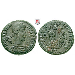 Römische Kaiserzeit, Constantius II., Bronze 351-355, ss-vz