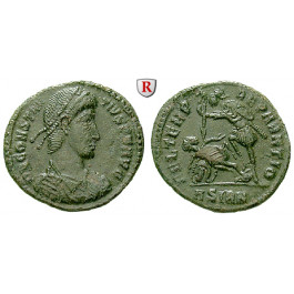 Römische Kaiserzeit, Constantius II., Bronze 351-355, f.vz