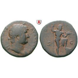 Römische Kaiserzeit, Hadrianus, Sesterz 125-128, s