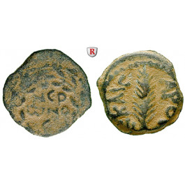 Judaea - Prokuratoren, Porcius Festus, Prutah Jahr 5 = 58/59, ss