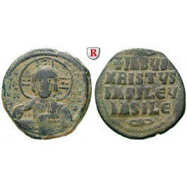 Byzanz, Constantinus VIII., Follis 976-1025, ss