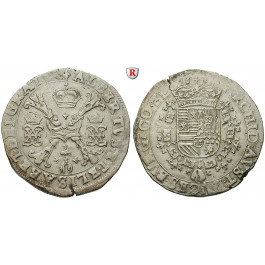 Belgien, Brabant, Albert und Isabella, Patagon Datum unleserlich, ss+