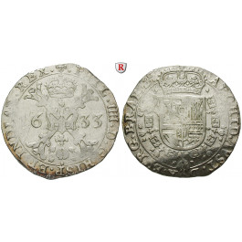 Belgien, Brabant, Philipp IV., Patagon 1633, ss