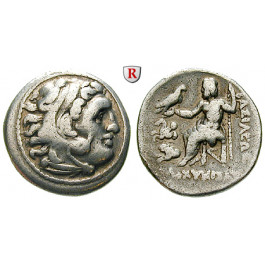 Thrakien, Königreich, Lysimachos, Drachme 301-296 v.Chr., ss