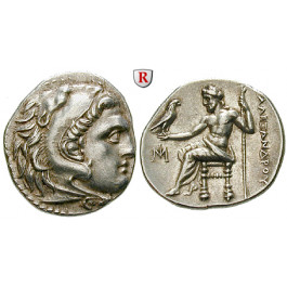Makedonien, Königreich, Alexander III. der Grosse, Drachme 295-275 v.Chr., vz+/vz