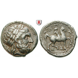 Makedonien, Königreich, Philipp II., Tetradrachme postum um 315-294 v.Chr., ss+/ss