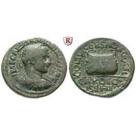 Römische Provinzialprägungen, Koile Syria, Heliopolis, Valerianus I., Bronze, f.ss/ss