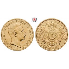 Deutsches Kaiserreich, Preussen, Wilhelm II., 10 Mark 1905, A, ss, J. 251
