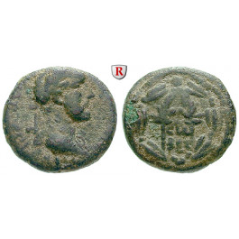 Römische Provinzialprägungen, Phönizien, Berytus, Hadrianus, Bronze, f.ss