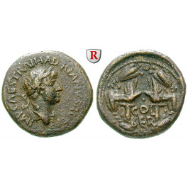 Römische Provinzialprägungen, Phönizien, Berytus, Hadrianus, Bronze, ss+