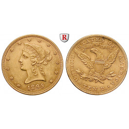 USA, 10 Dollars 1895, 15,05 g fein, ss-vz/vz