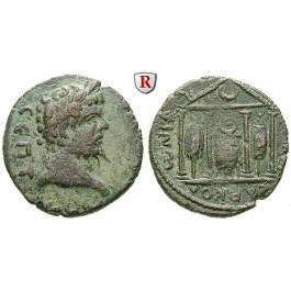 Römische Provinzialprägungen, Mesopotamien, Karrhai, Septimius Severus, Bronze, ss