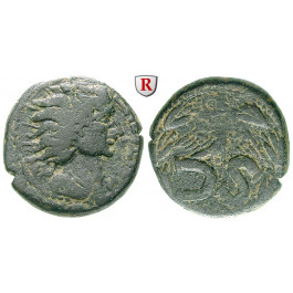 Römische Provinzialprägungen, Mesopotamien, Hatra, Autonome Prägungen, Bronze nach 117 n.Chr., ss