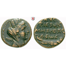 Römische Provinzialprägungen, Phönizien, Tyros, Autonome Prägungen, Bronze 93-195 n.Chr., ss+/ss