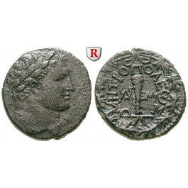 Römische Provinzialprägungen, Phönizien, Tyros, Autonome Prägungen, Bronze Jahr 241 = 115/116 n.Chr., vz
