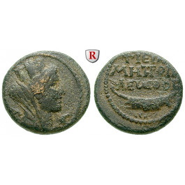 Römische Provinzialprägungen, Phönizien, Tyros, Autonome Prägungen, Bronze 138-161 n.Chr., ss