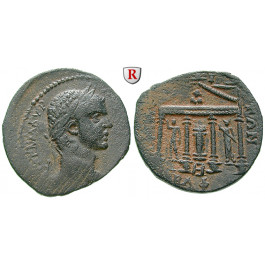Römische Provinzialprägungen, Phönizien, Tripolis, Elagabal, Bronze Jahr 532 = 220/1 n.Chr., ss-vz