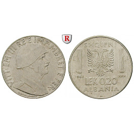Albanien, Vittorio Emanuele III., 0,2 Lek 1941, vz+