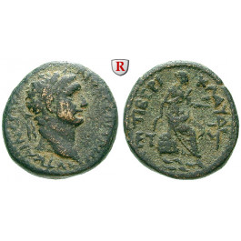 Römische Provinzialprägungen, Judaea, Tiberias, Traianus, Bronze Jahr 90 = 108-109, ss