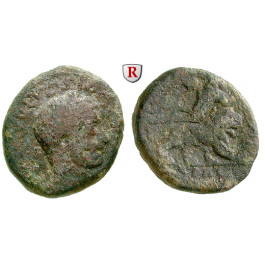 Römische Provinzialprägungen, Judaea, Caesarea Maritima, Volusianus, Bronze, s-ss/s